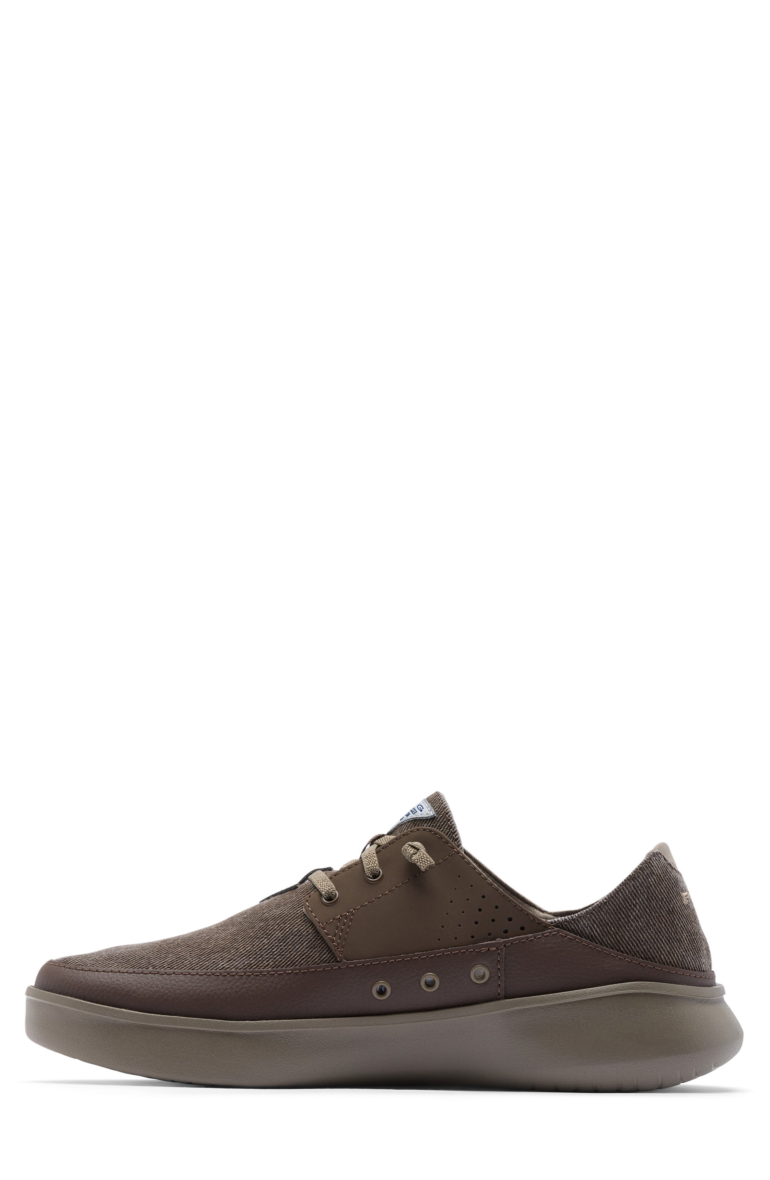 PFG Boatside™ Relaxed Slip-On Sneaker, Alternate, color, ESPRESSO II/ WET SAND