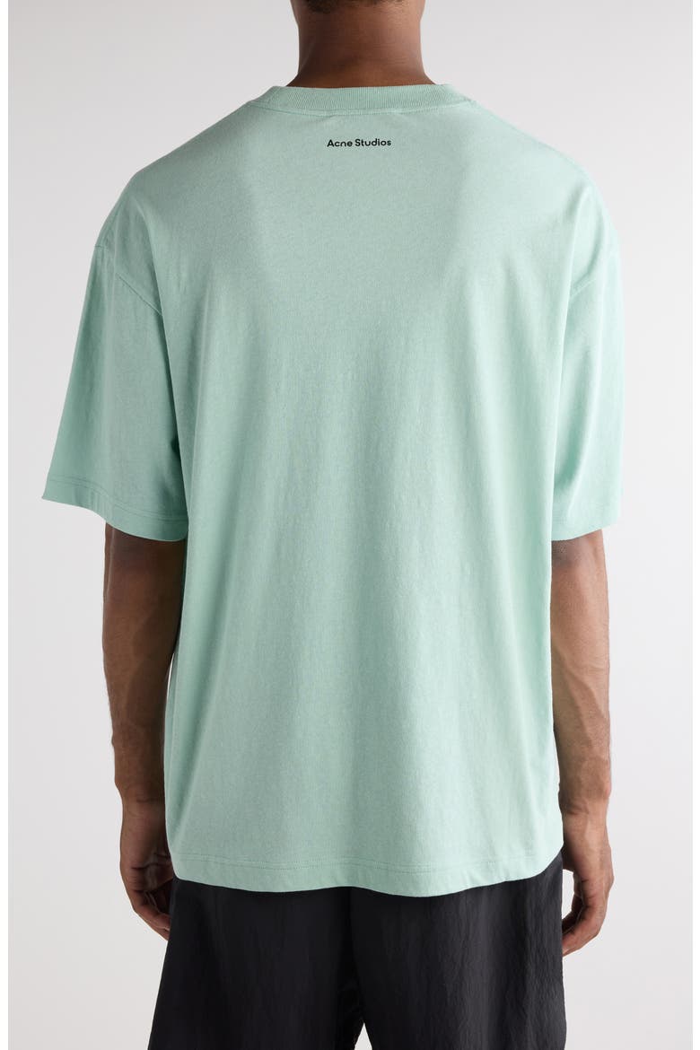 Acne Studios Heart Logo Cotton & Hemp Graphic T-Shirt (Men