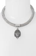 Kurt Geiger London Pavé Collar Pendant Necklace