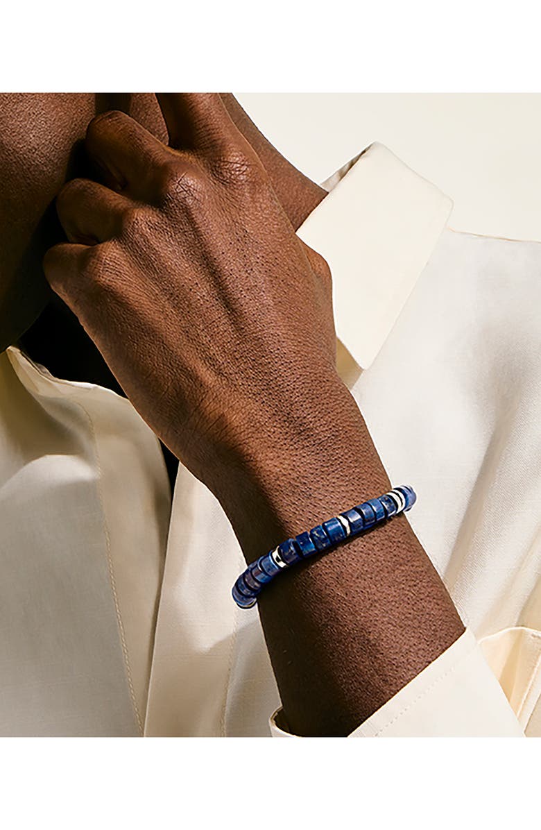 John Hardy Heishi Beaded Bracelet, Alternate, color, Silver