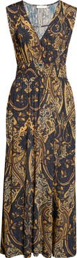 Ulla Johnson Ursula Print Sleeveless Maxi Dress