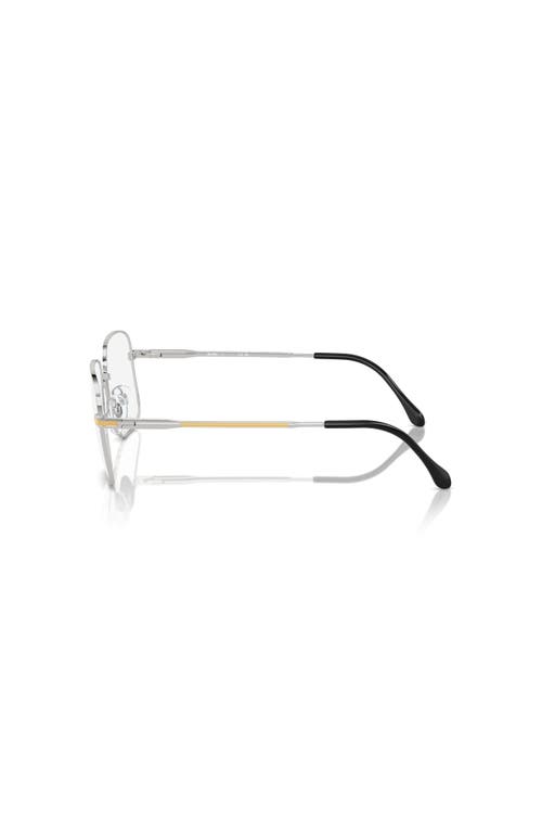 Sferoflex 55mm Square Optical Glasses In Metallic