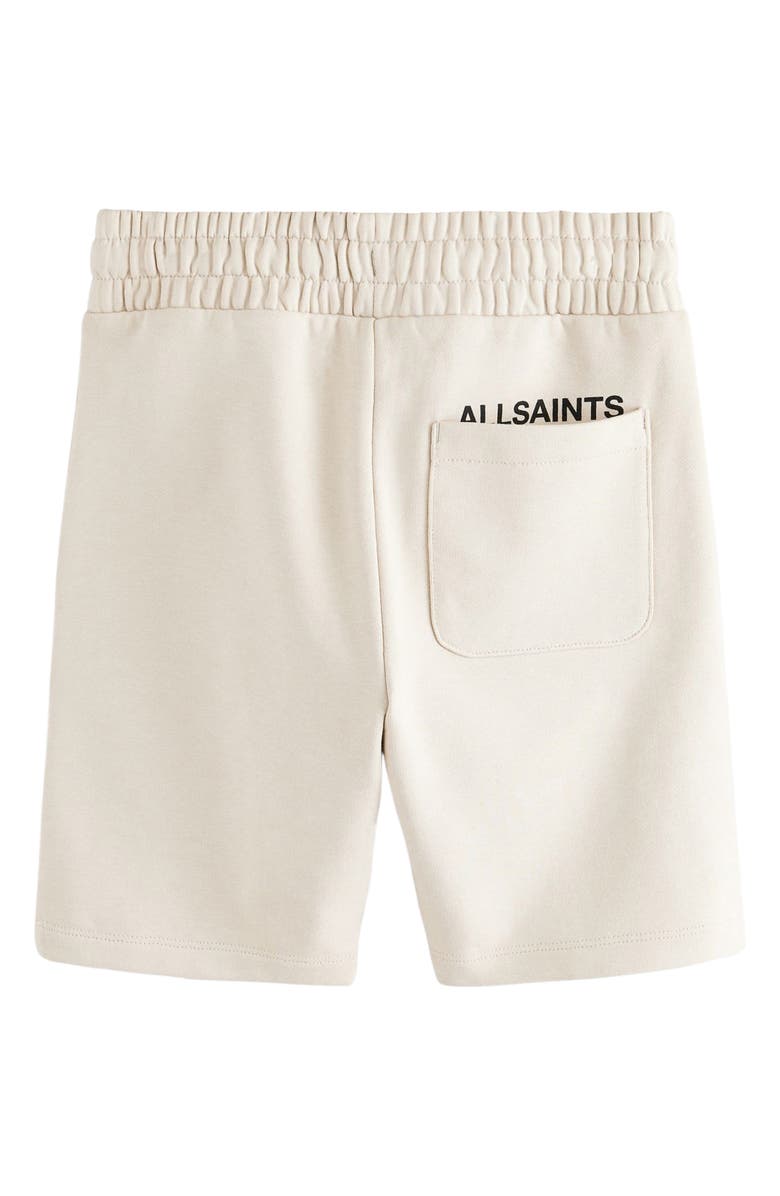 smALLSAINTS by ALLSAINTS Kids' Underground Logo Sweat Shorts, Alternate, color, Neutral