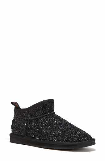 Australia Luxe Collective Cosy Genuine Shearling Glitter Ultra Platform Bootie