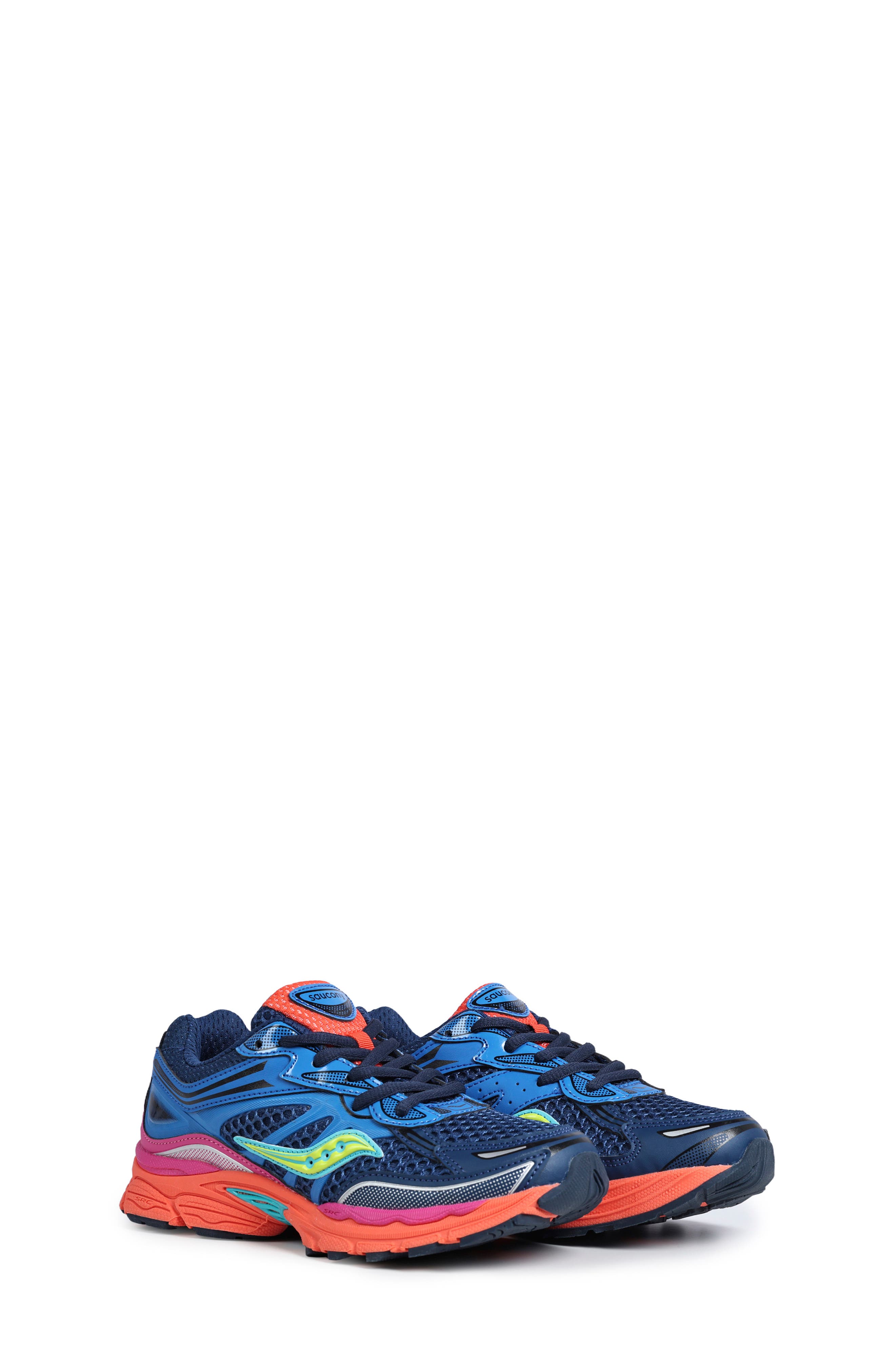 Saucony Kids' Omni 9 Sneaker, Alternate, color, Navy/ Blue