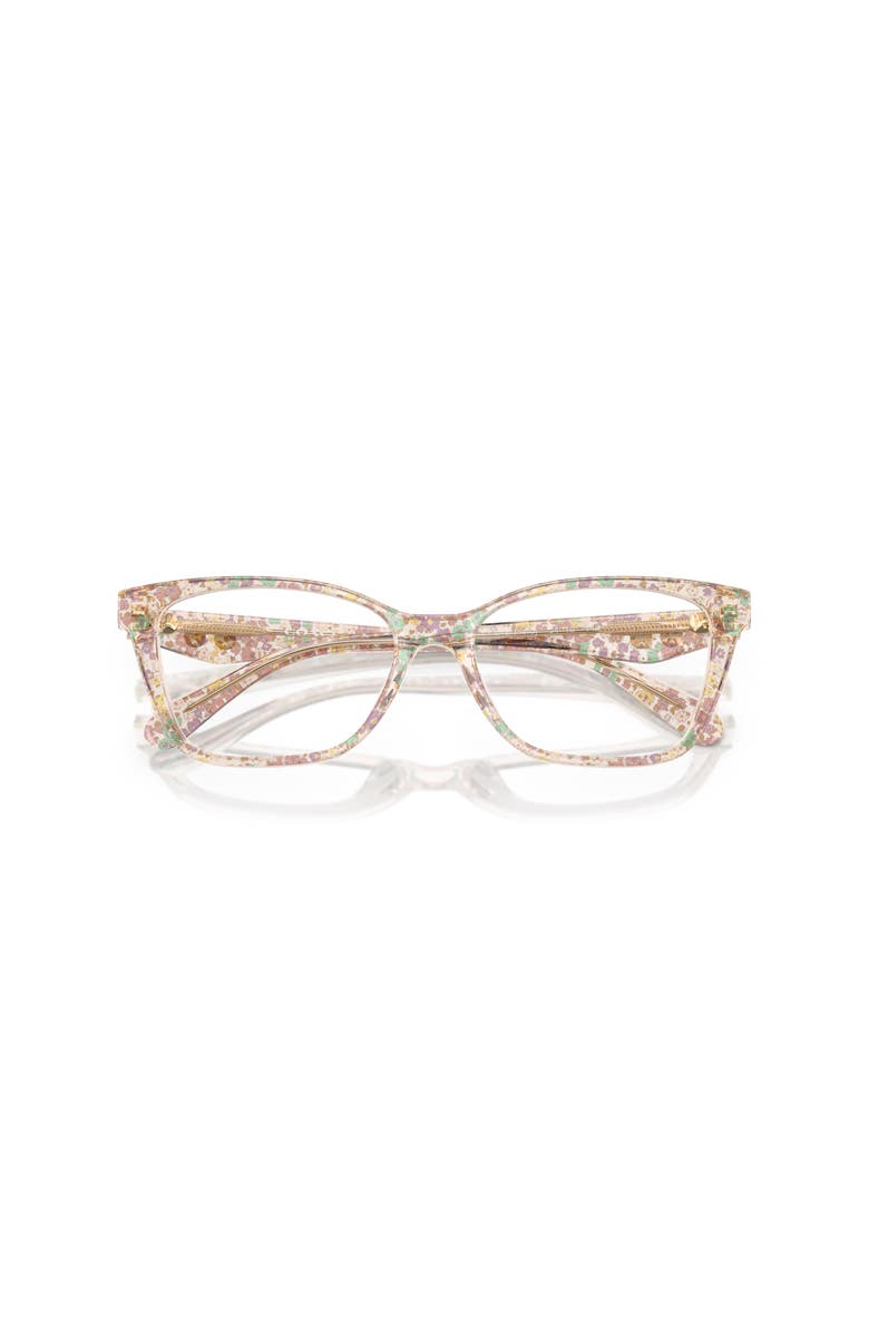 COACH 52mm Cat Eye optical glasses, Alternate, color, Multicolor