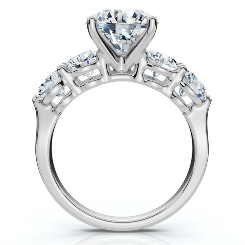Bliss Diamond Certified 3 1/2ct Diamond Engagement Ring 14k Gold Or Platinum Lab Grown