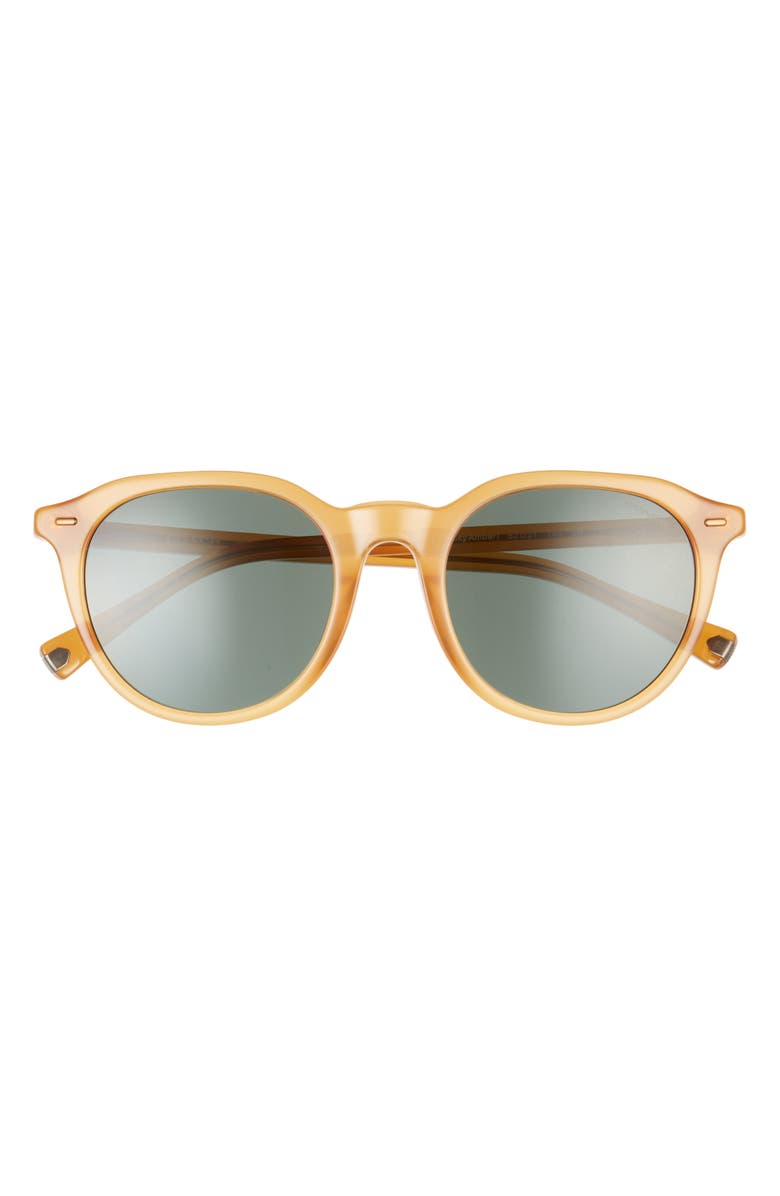 COACH 52mm Phantos Sunglasses, Main, color, Milky Amber Green Solid