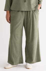 MAX STUDIO Drawstring Waist Wide Leg Pants