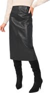 Ted Baker Salma Leather Midi Skirt