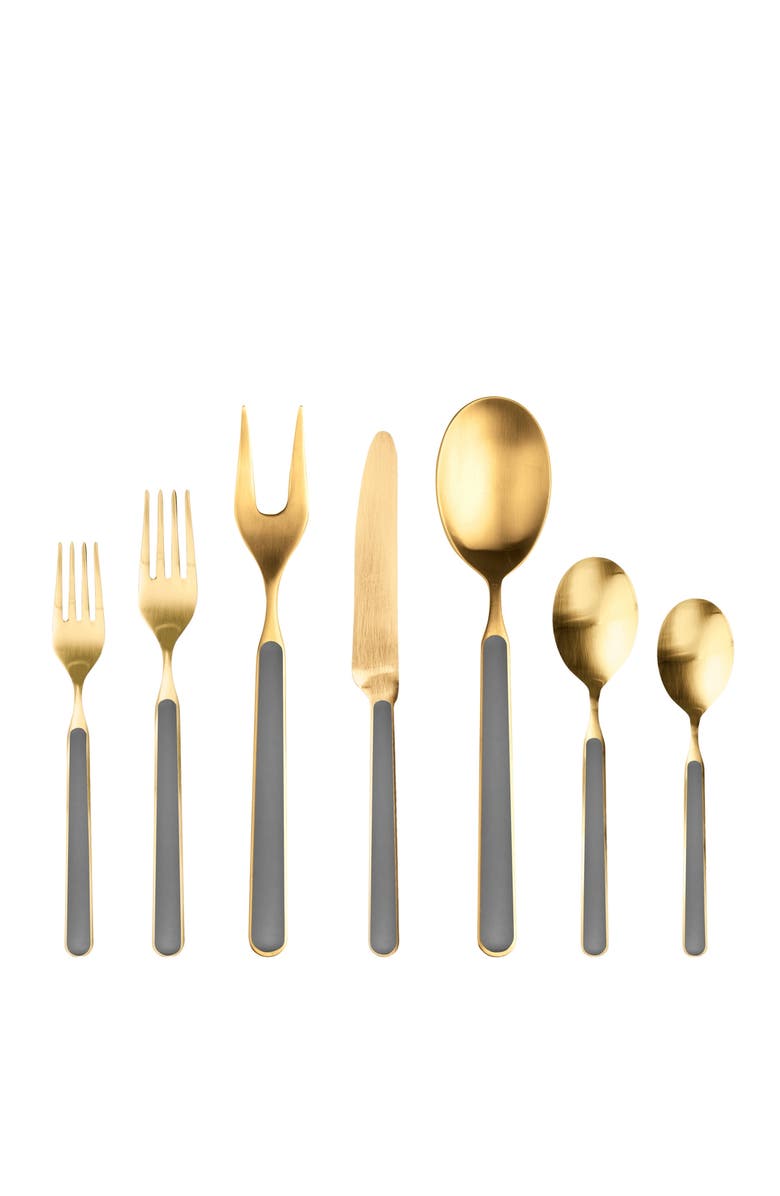 Mepra Fantasia Ice Gold Flatware Set - 32 Pieces, Main, color, Vicuna