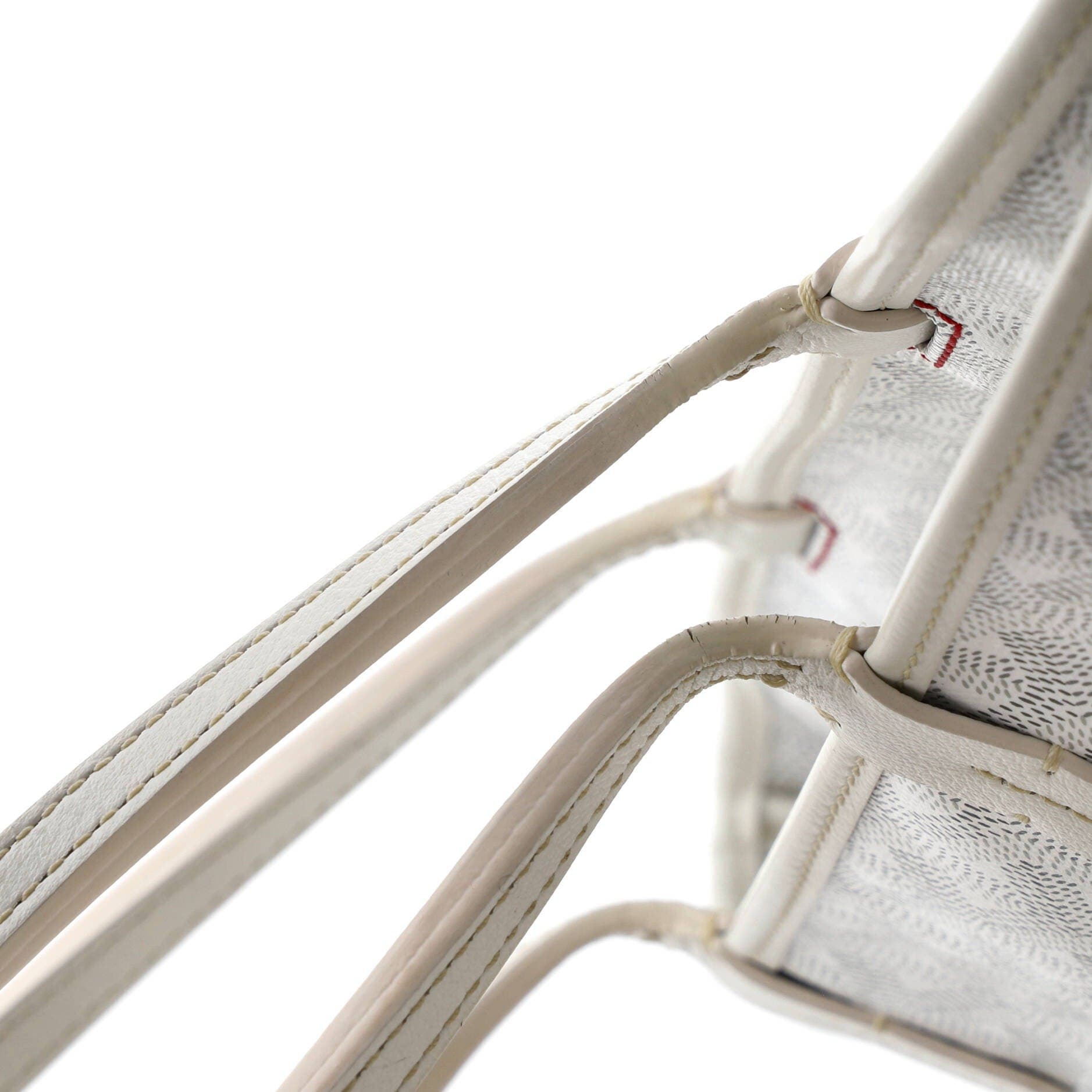 Pre-Owned Goyard Artois Tote Coated Canvas PM, Alternate, color, White