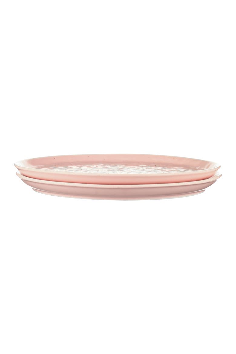 Elena Stoneware 4-Piece Salad Plate Set, Alternate, color, Pink