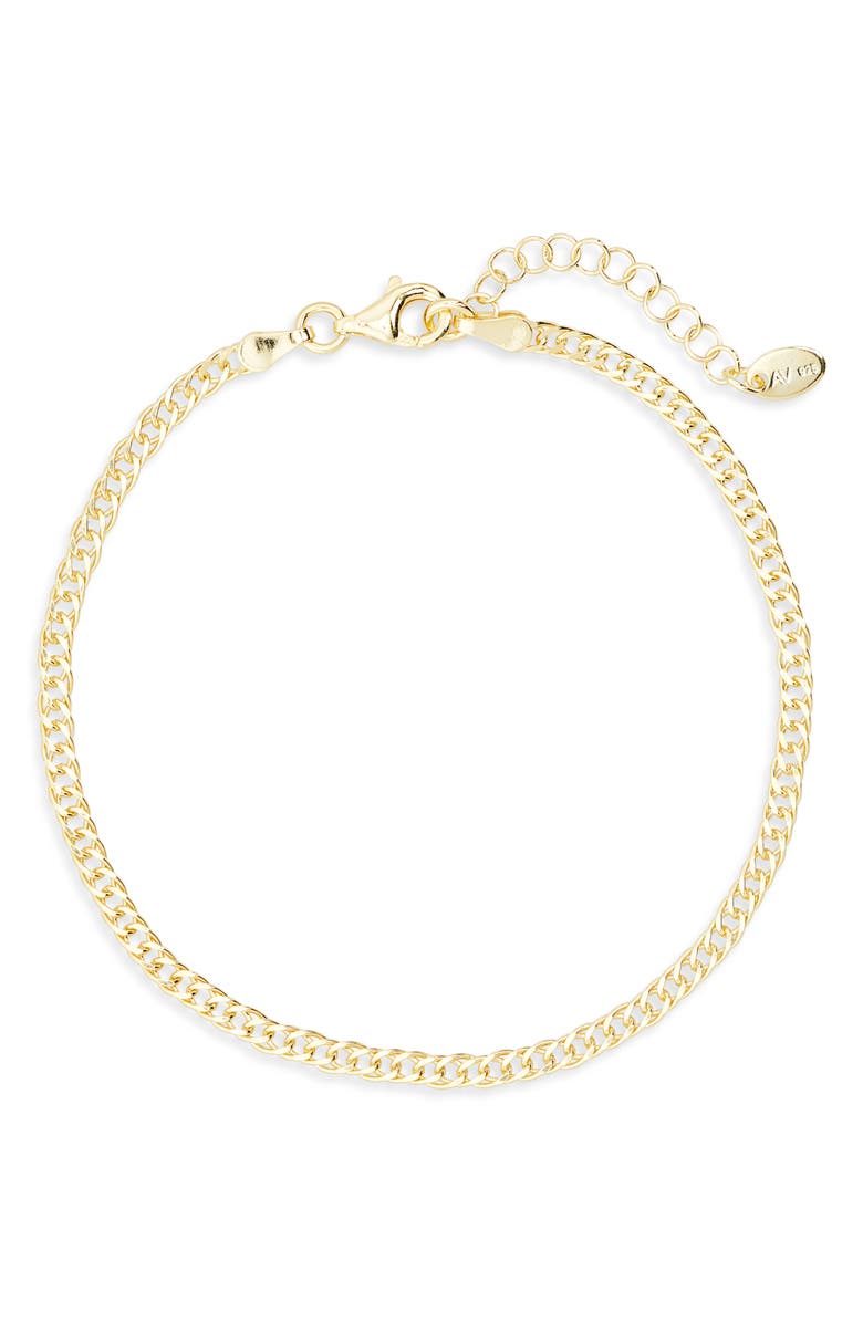 ARGENTO VIVO Curb Chain Bracelet, Main, color, Gold