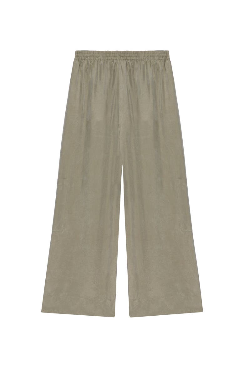 Utility Wide Leg Trousers, Alternate, color, Khaki