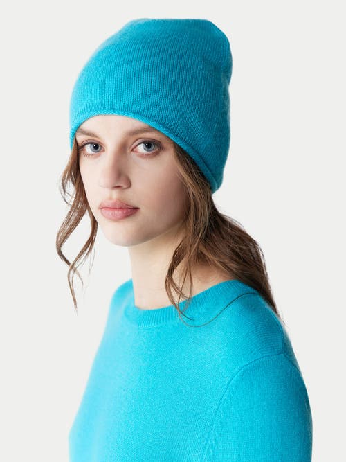 Gobi Mongolian Cashmere Cashmere Hat And Sweater Set In Fern Green