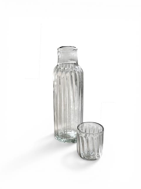 Fluted Tall Carafe Set