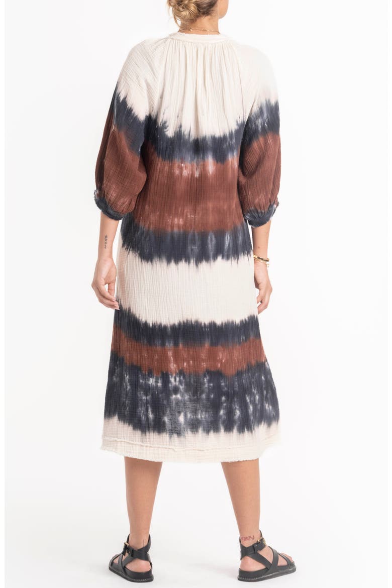 Tie Dye Gauze Dress with Pockets, Alternate, color, Birch Tie Dye