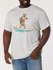 Lucky Brand Jeans Big & Tall Sup Bear T-Shirt