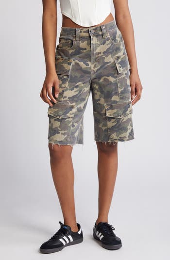 HIDDEN JEANS Camo Baggy Denim Cargo Shorts Nordstrom