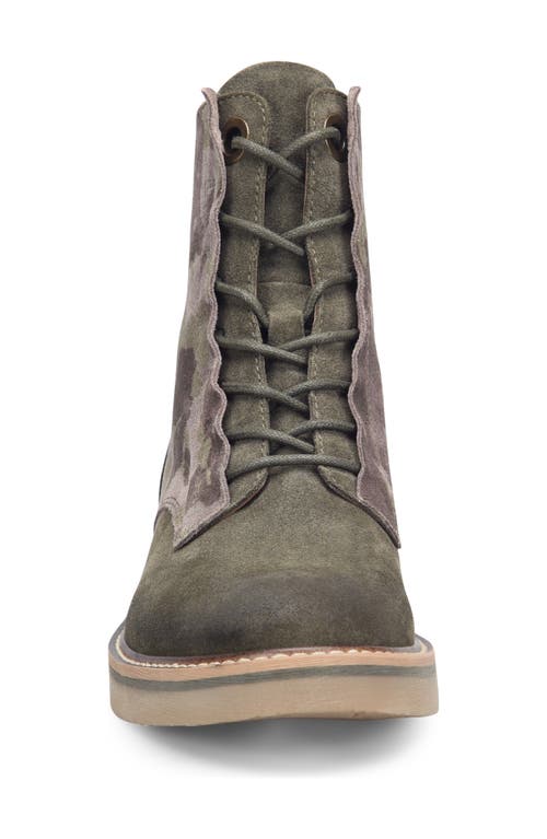 Comfortiva Renn Lace-up Boot In Green