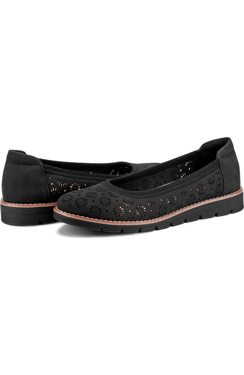 Easy Spirit Keliann Flat, Alternate, color, Black