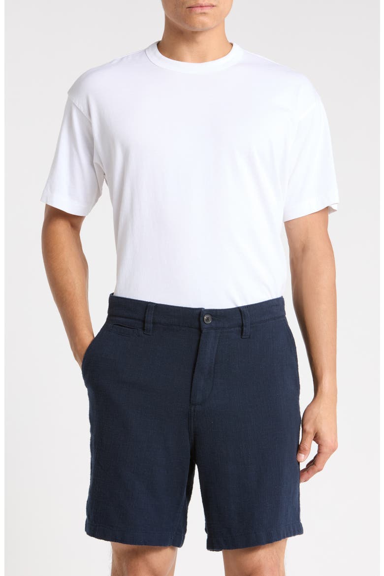 Johnny Cotton Shorts, Main, color, NAVY