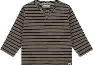 BABYFACE Striped Henley Shirt
