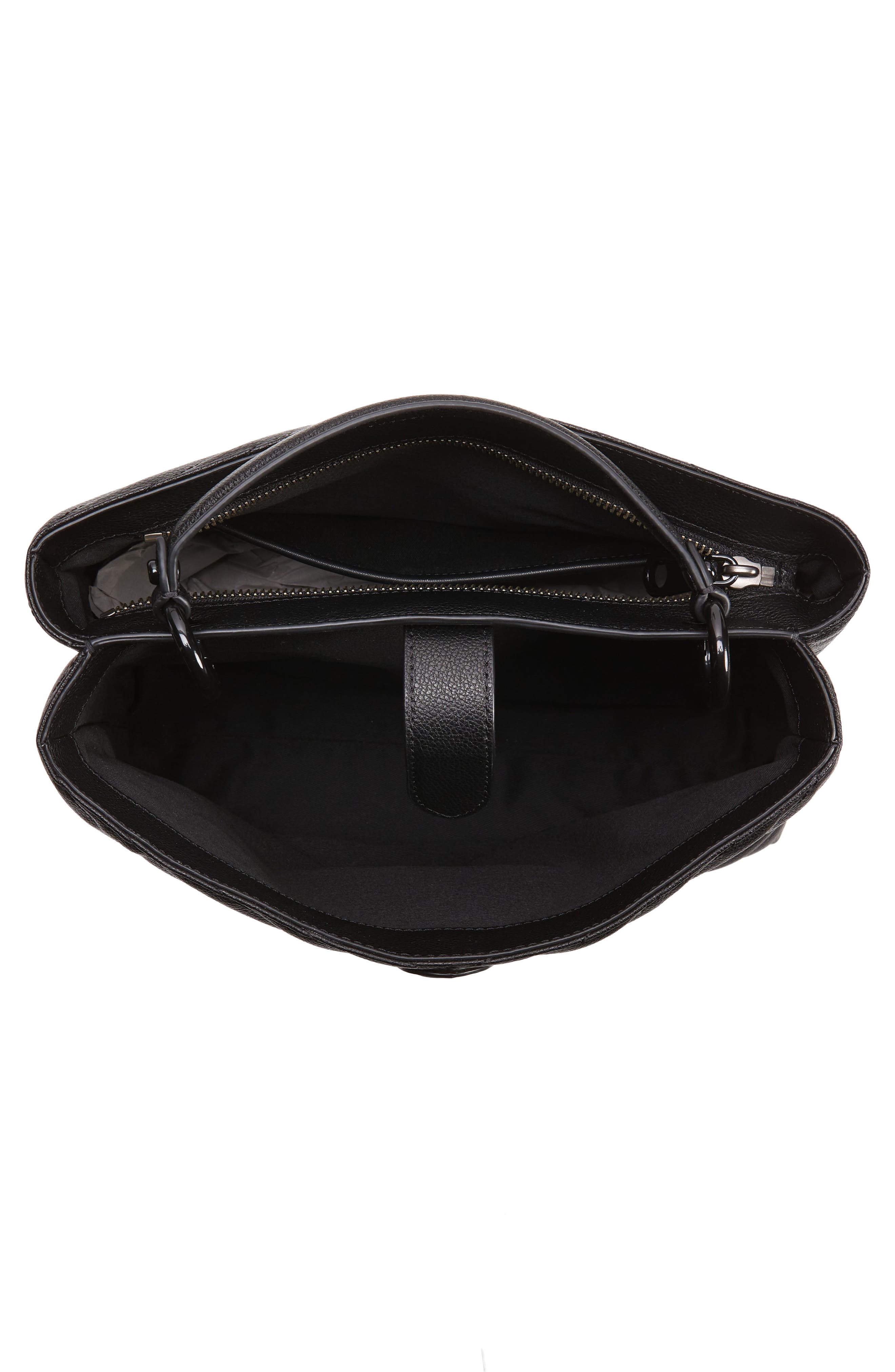 Rebecca Minkoff Edie Large Leather Top Handle Satchel, Alternate, color, 