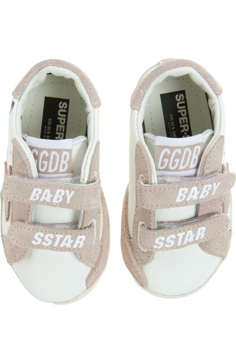 Golden Goose Baby School Sneaker, Alternate, color, White/ Powder Pink