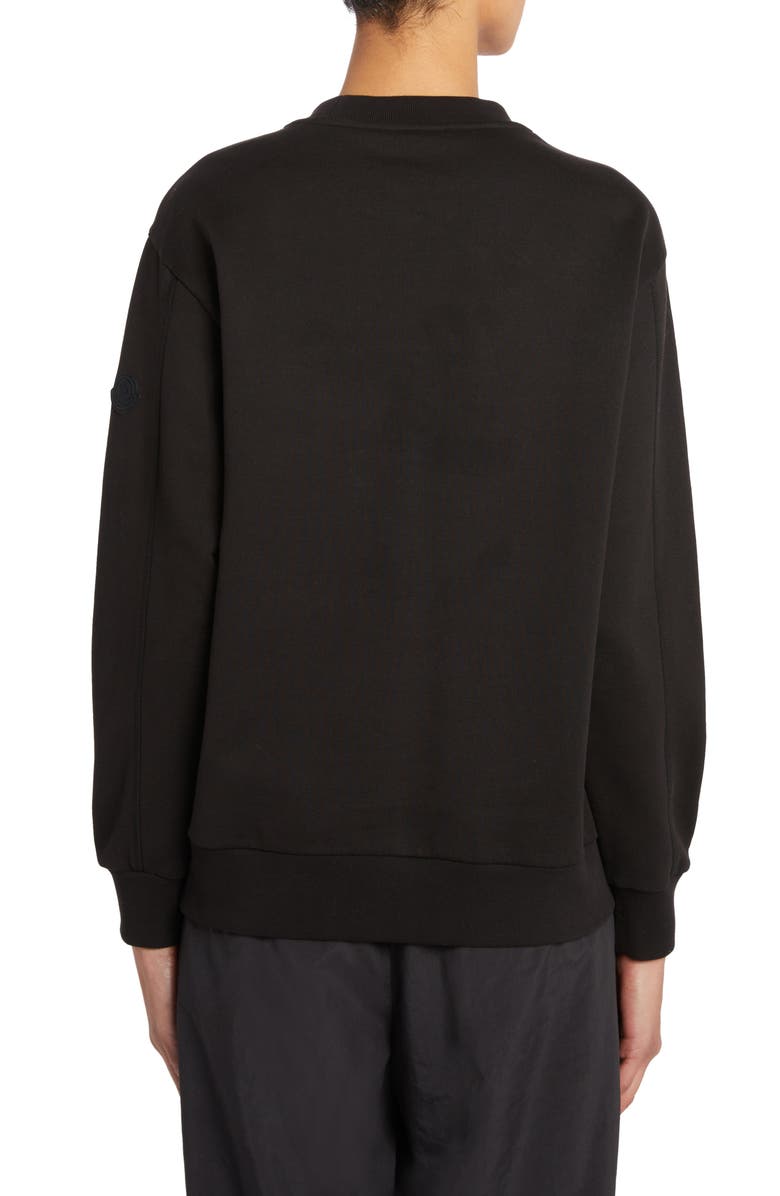 Moncler Logo Graphic Sweatshirt, Alternate, color,