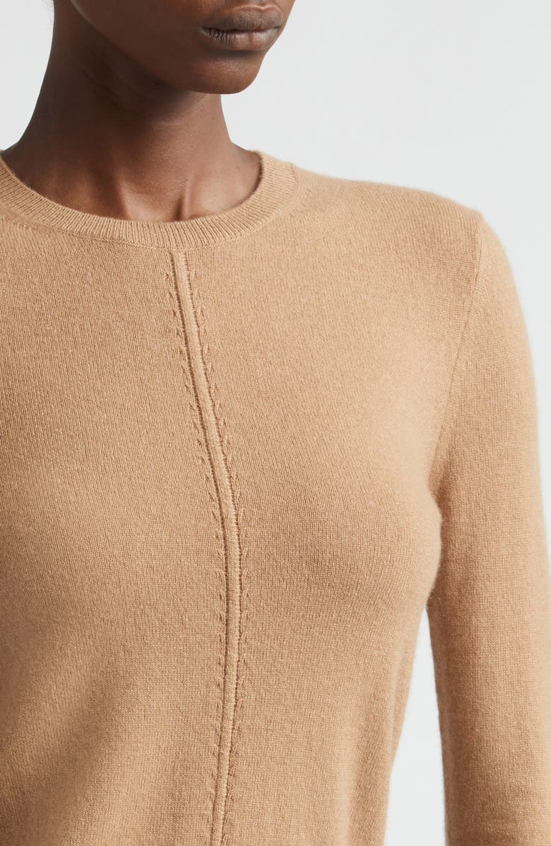 Saint Laurent Cashmere Sweater, Alternate, color, Camel
