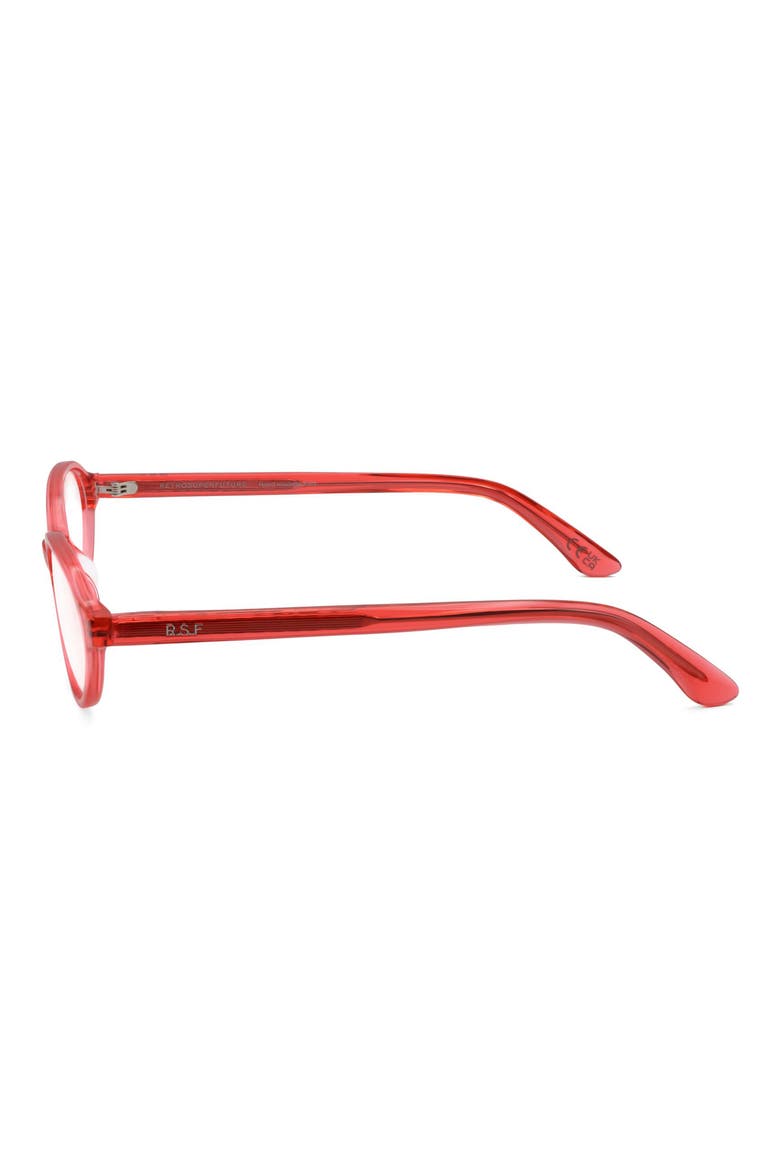 54mm Round Reading Glasses, Alternate, color, RED