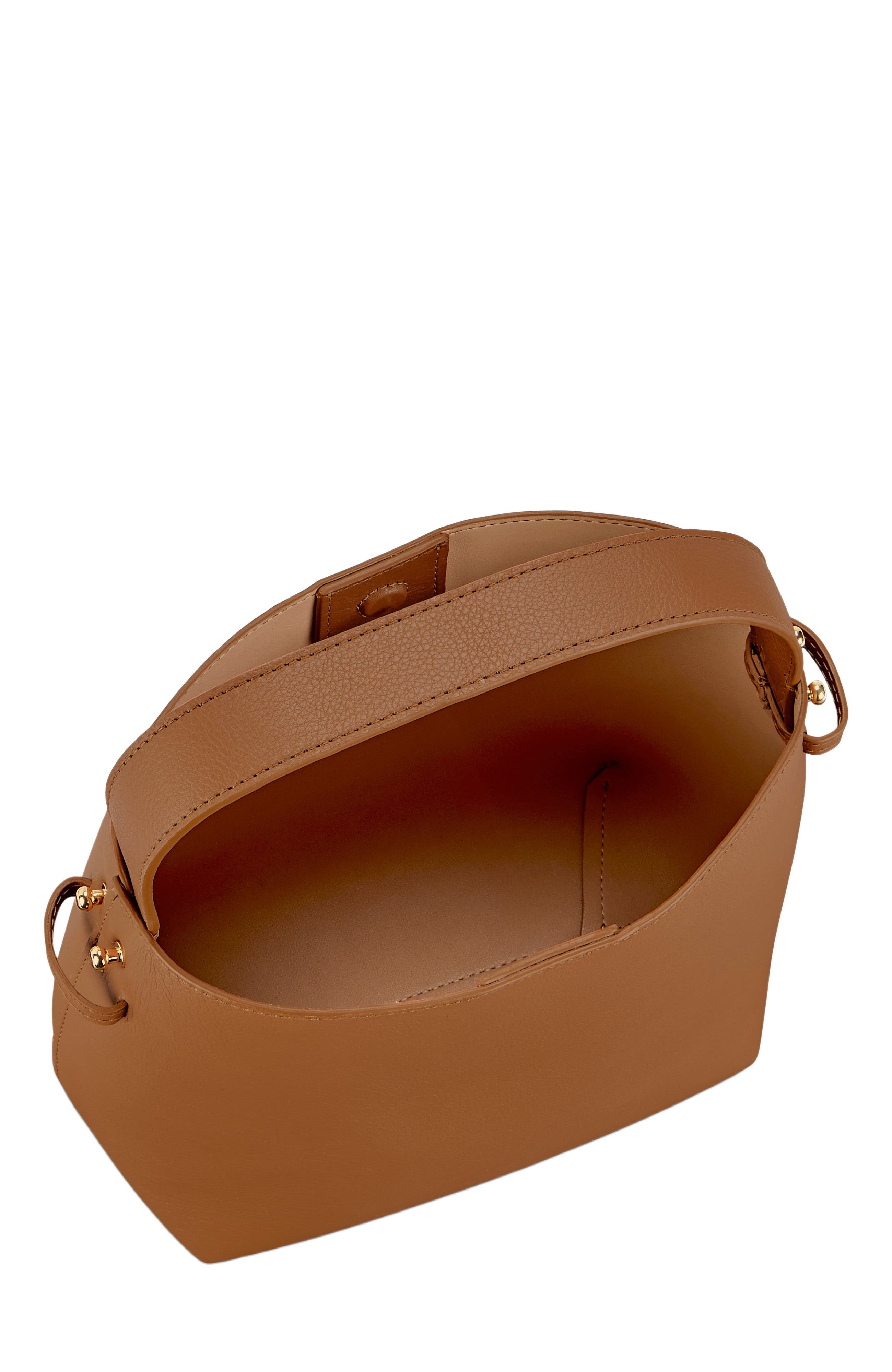 SELENA BUCKET BAG, Alternate, color, BRITISH TAN