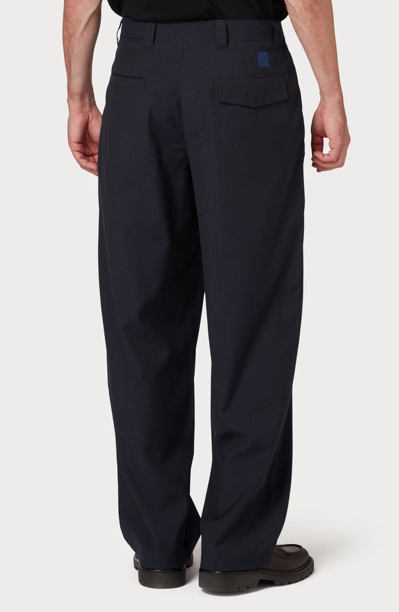 PS Paul Smith Relaxed Fit Wool & Cotton Workwear Chinos, Alternate, color, Very Dark Navy