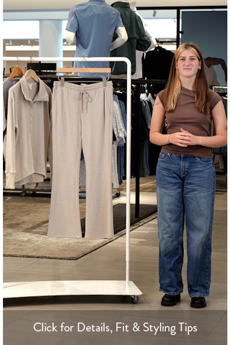 Waffle Flare Leg Pants video