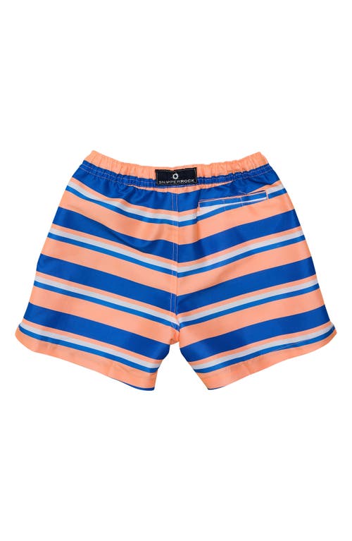 Snapper Rock Boys' Tropicana Stripe Sustainable Swim Short - Little Kid, Big Kid In Multi