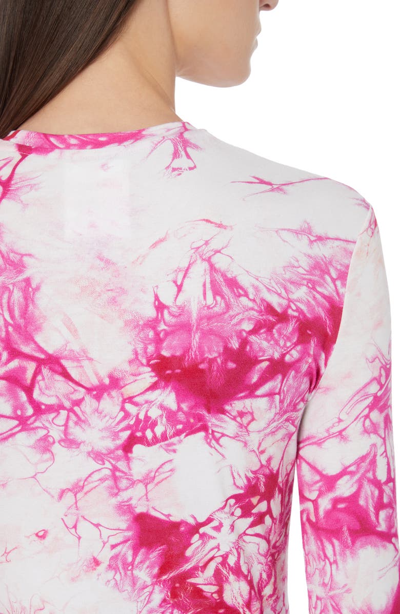 Versace Tie Dye Long Sleeve T-Shirt, Alternate, color, 