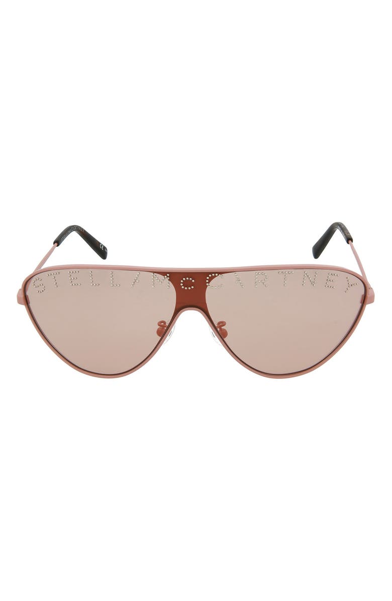 Stella McCartney 99mm Shield Sunglasses, Main, color,