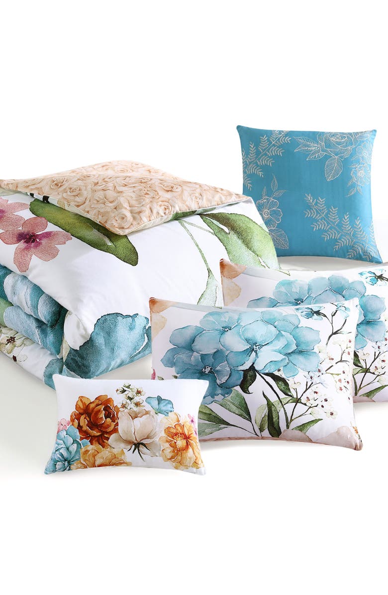 Bebejan Maia 5-Piece Reversible Comforter Set, Alternate, color, Blue