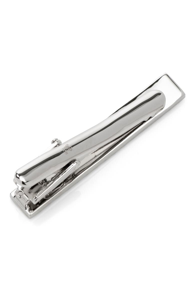 Honeycomb Tie Clip, Alternate, color, SILVER
