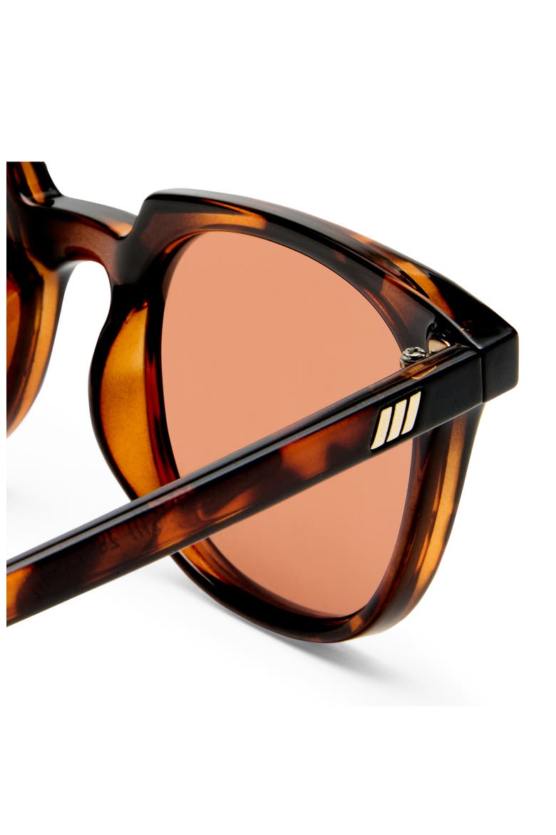 Le Resolu 51mm D-Frame Sunglasses, Alternate, color, DARK TORT / CINNAMON TINT