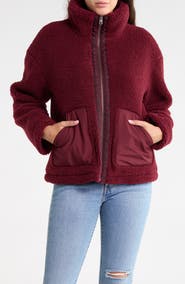 Levi's Faux Shearling Full Zip Jacket