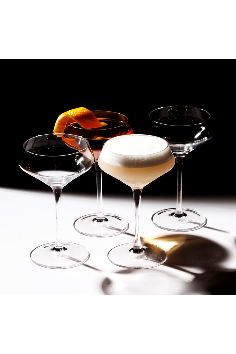 Nick and Nora Glass 6oz, Set of 4, Alternate, color, Clear