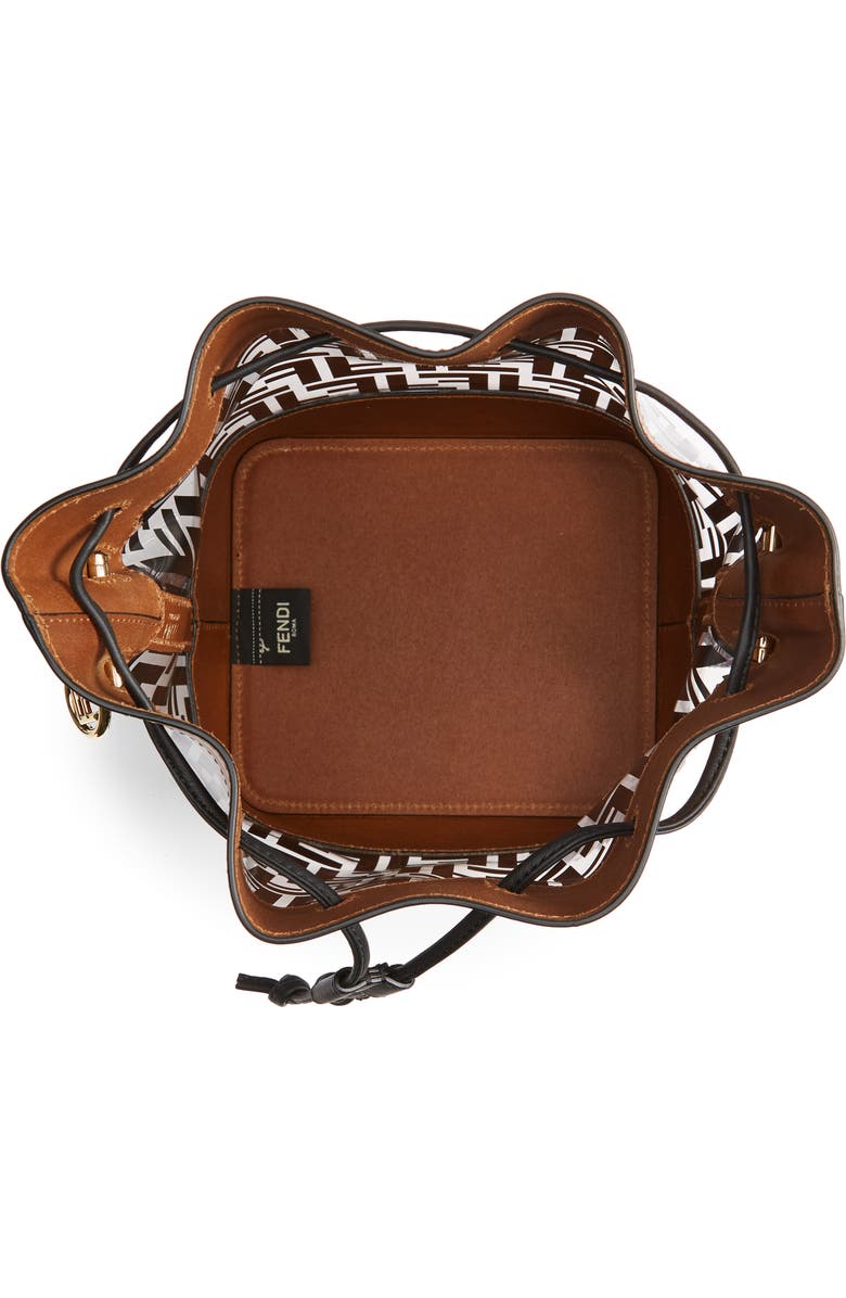 Fendi Mon Tresor Logo Transparent Bucket Bag, Alternate, color,