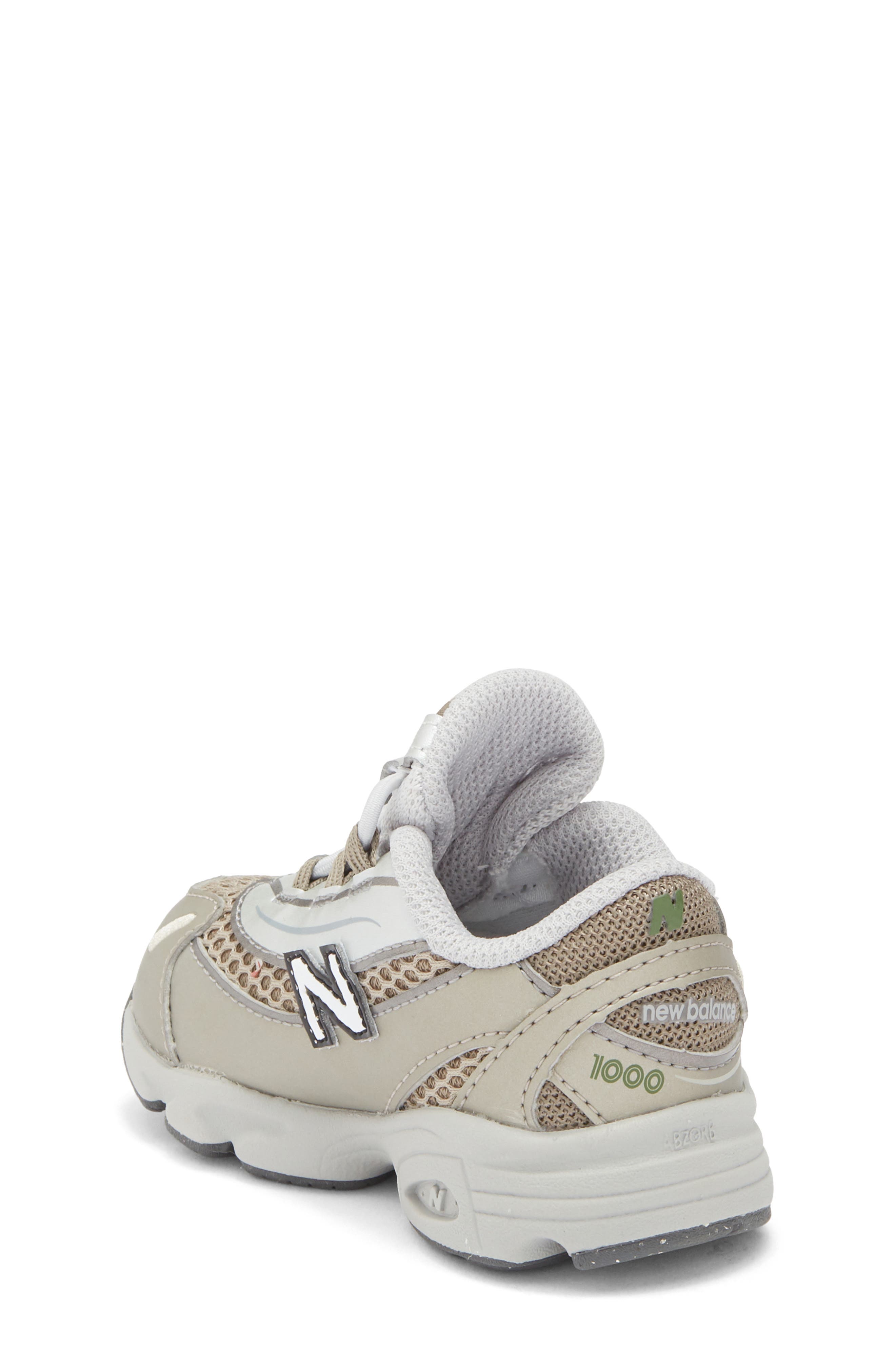 New Balance Kids' 1000 Sneaker, Alternate, color, Arid Stone/ Silver Metallic