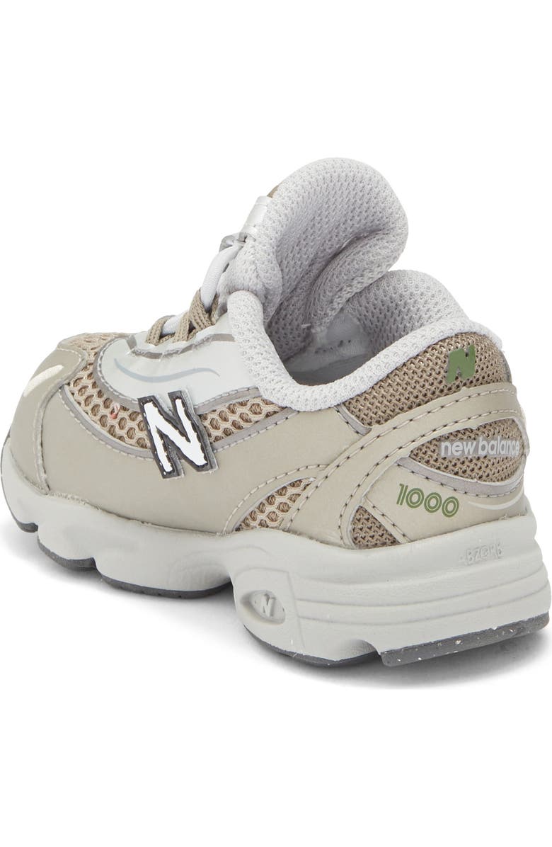New Balance Kids' 1000 Sneaker, Alternate, color, Arid Stone/ Silver Metallic