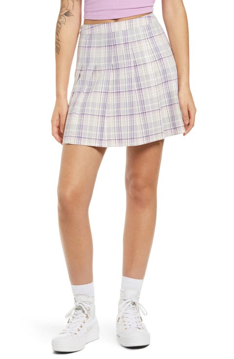Pleated Miniskirt