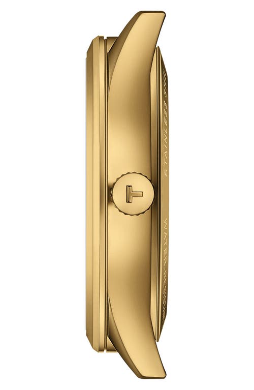 Tissot Classic Dream Automatic Leather Strap Watch, 40mm In Black