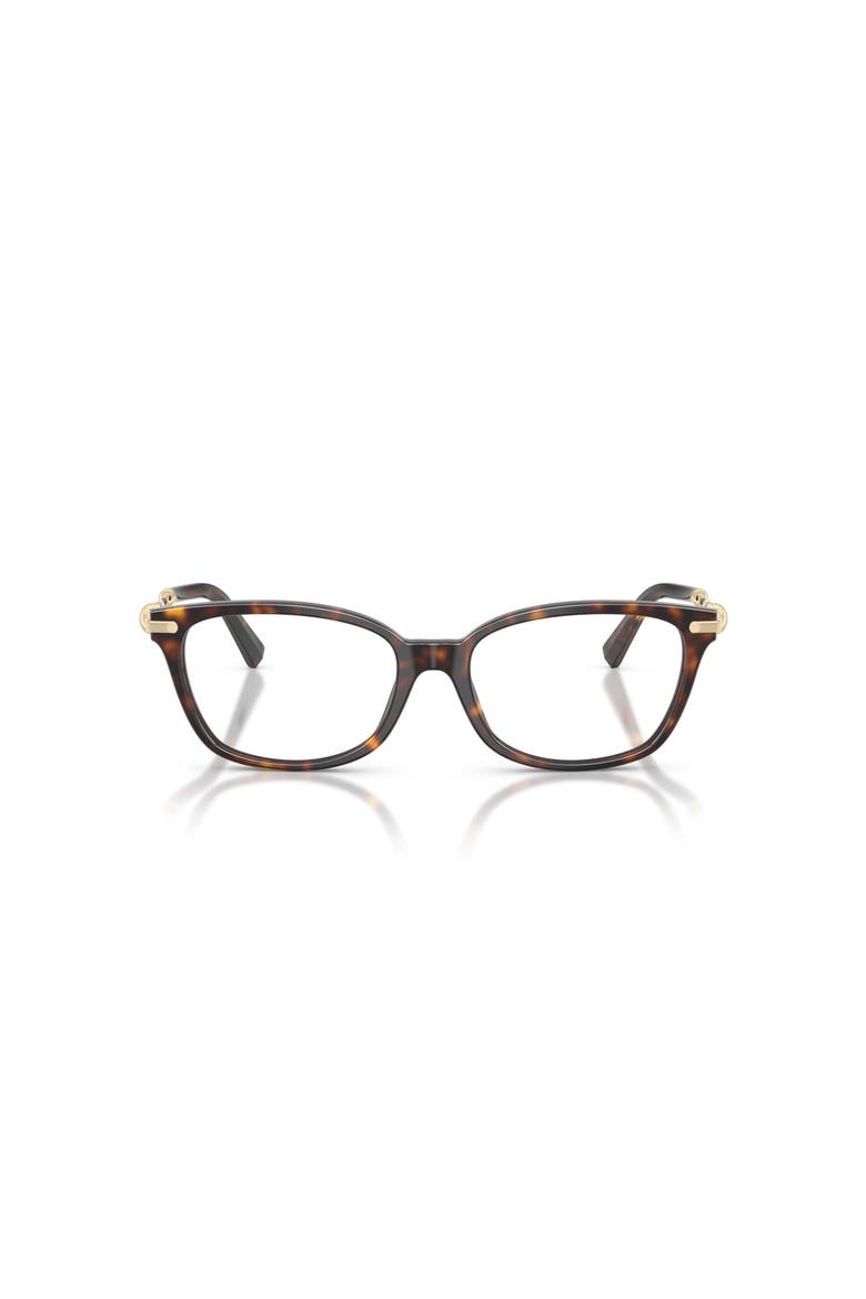 53mm Rectangle optical glasses, Alternate, color, Tortoise